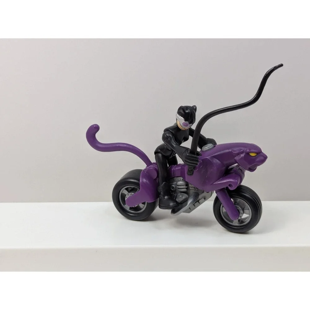 Fisher‎ Price Imaginext DC Super Friends Catwoman Figure Whip Panther Cycle set